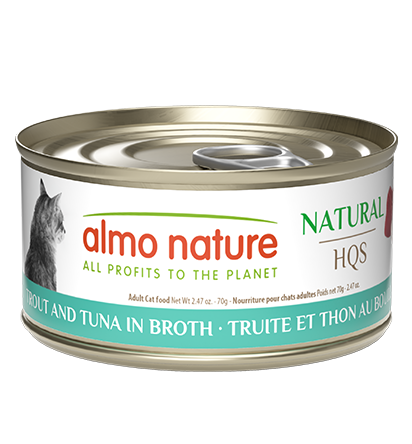 Natural HQS Trout and Tuna in broth